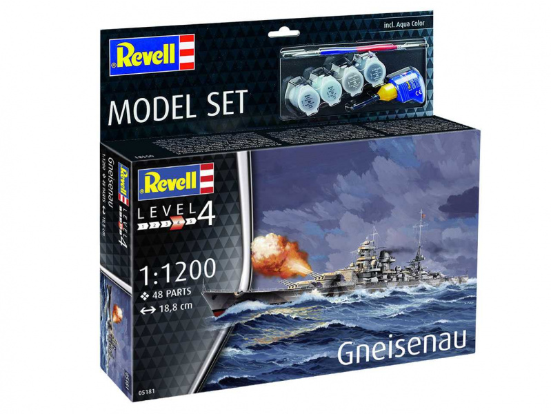 Battleship Gneisenau (1:1200) Revell 65181 - Battleship Gneisenau