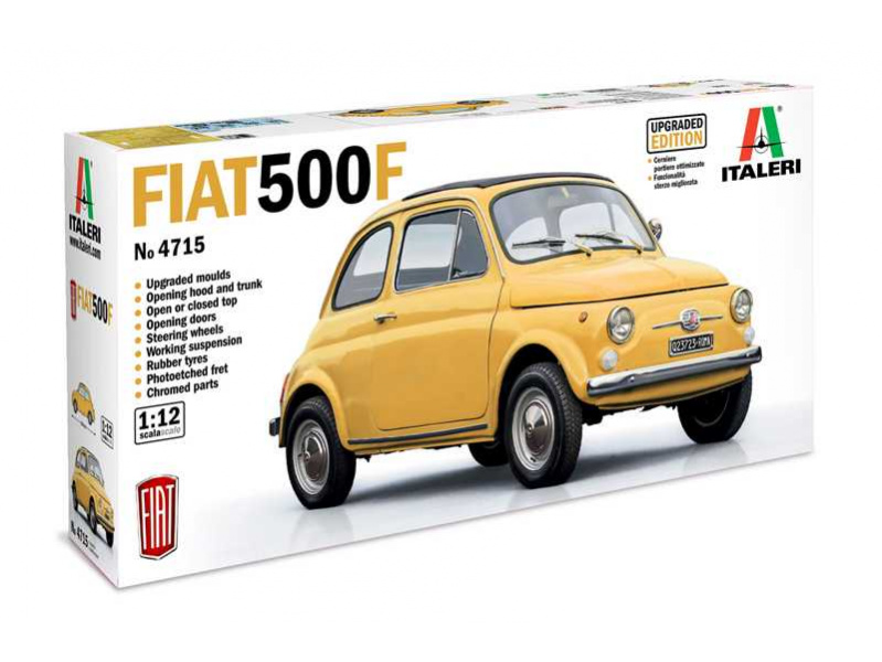 FIAT 500 F 1968 upgraded edition (1:12) Italeri 4715 - FIAT 500 F 1968 upgraded edition