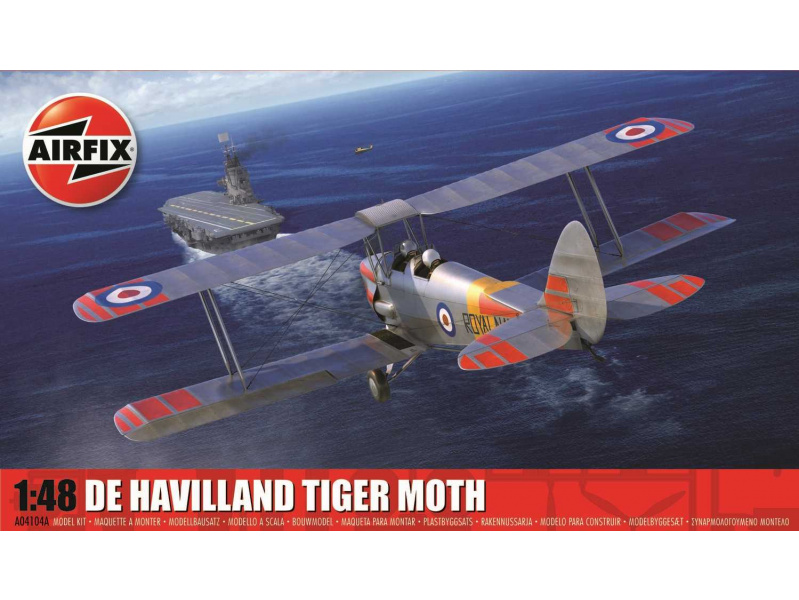 De Havilland Tiger Moth (1:48) Airfix A04104A - De Havilland Tiger Moth