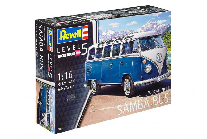 VW Typ 2 T1 Samba Bus (1:16) Revell 07009