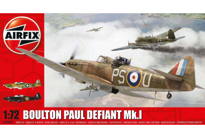 Boulton Paul Defiant (1:72) - nová forma(1:72) Airfix A02069