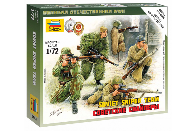 Soviet Snipers (1:72) Zvezda 6193