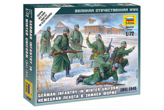 German Infantry (Winter Uniform) (1:72) Zvezda 6198