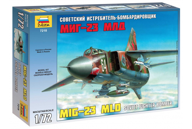 MIG-23 MLD Soviet Fighter (re-release) (1:72) Zvezda 7218