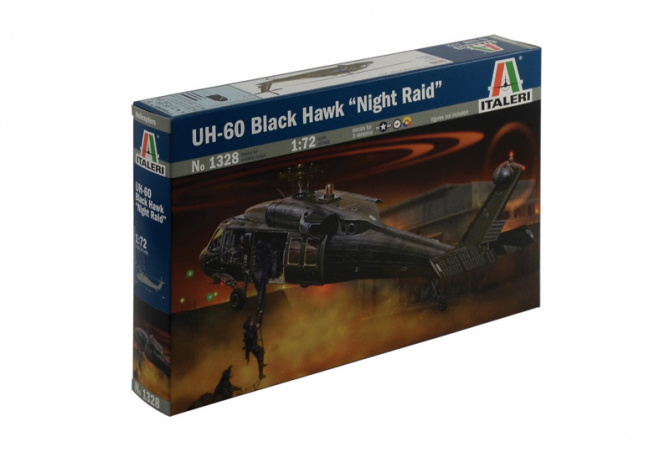 UH-60/MH-60 BLACK HAWK "NIGHT RAID" (1:72) Italeri 1328