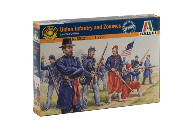UNION INFANTRY / ZUAVES (AMERICAN CIVIL WAR) (1:72) Italeri 6012