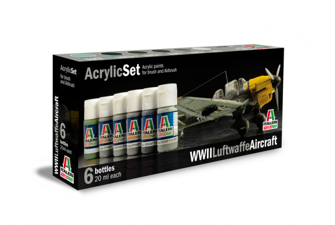 Sada akrylových barev 436AP - WWII LUFTWAFFE AIRCRAFT 6 ks