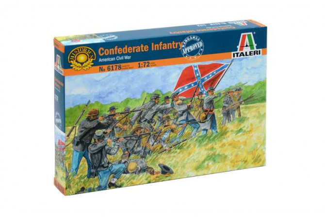 CONFEDERATE INFANTRY (AMERICAN CIVIL WAR) (1:72) Italeri 6178