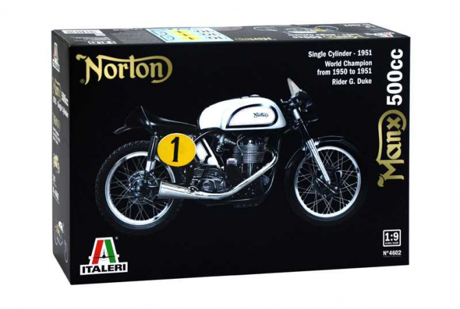 NORTON MANX 500cc 1951 (1:9) Italeri 4602