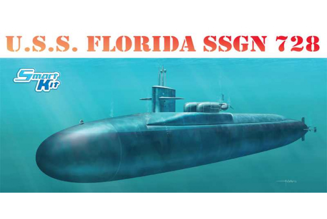 U.S.S.FLORIDA SSGN 728 (1:350) Dragon 1056