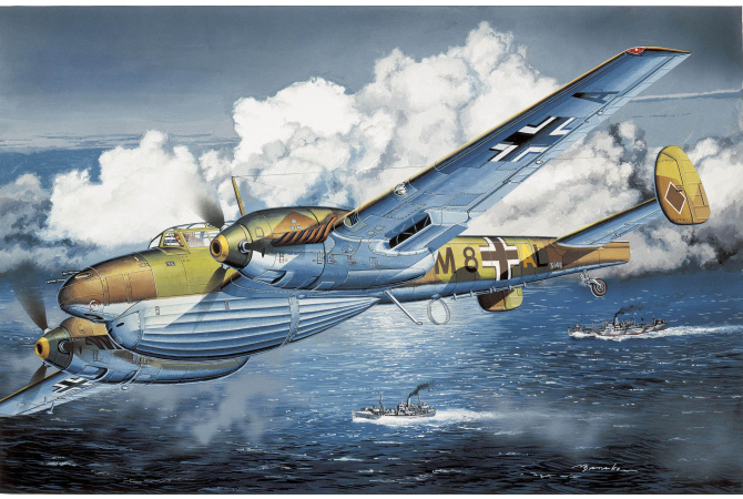 Bf110D-1/R1 "DACKELBAUCH" (WING TECH) (1:32) Dragon 3207