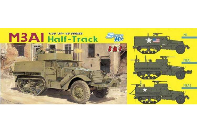 M3A1 HALF-TRACK (3 IN 1) (SMART KIT) (1:35) Dragon 6332