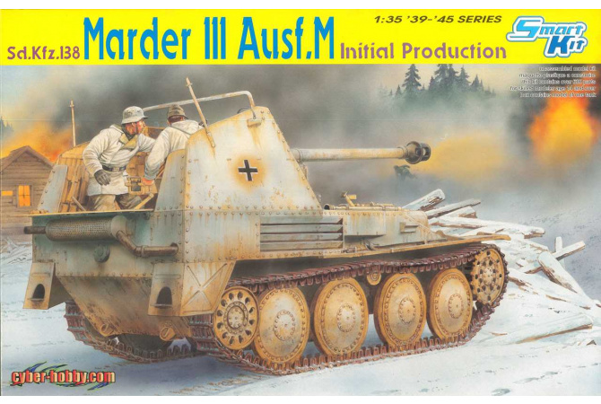 Sd.Kfz.138 MARDER III Ausf.M INITIAL PRODUCTION (SMART KIT) (1:35) Dragon 6464
