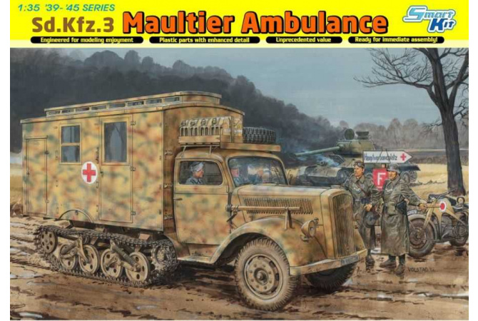 Sd.Kfz.3 Maultier Ambulance (Smart Kit) (1:35) Dragon 6766
