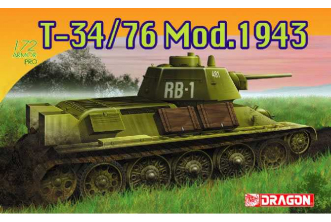 T-34/76 Mod.1943 (1:72) Dragon 7277