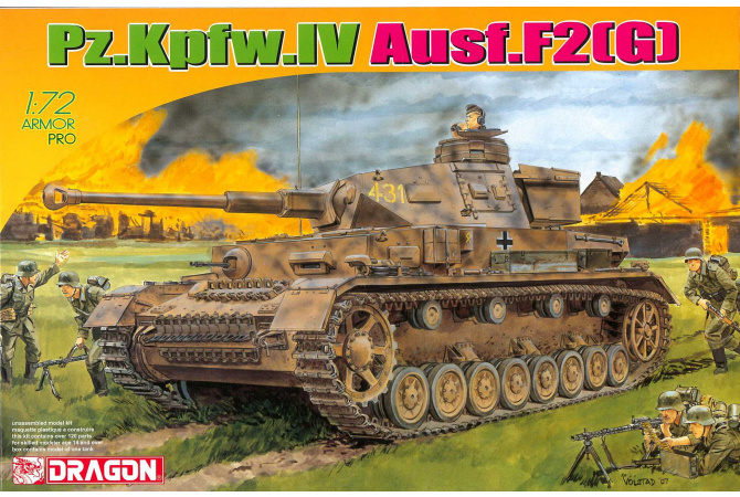 Pz.Kpfw.IV Ausf.F2(G) (1:72) Dragon 7359