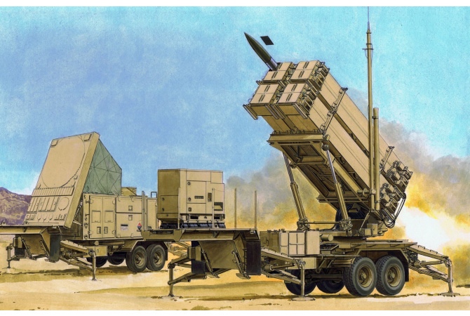 MIM-104F PATRIOT SURFACE-TO-AIR MISSILE (SAM) SYSTEM (PAC-3) (1:35) Dragon 3563