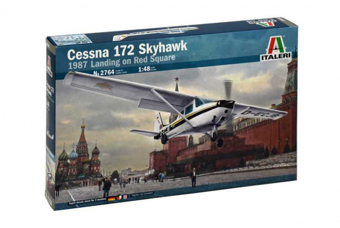 CESSNA 172 SKYHAWK - 1987 Landing on Red Square (1:48) Italeri 2764