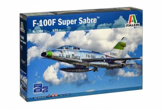 F-100F SUPER SABRE (1:72) Italeri 1398