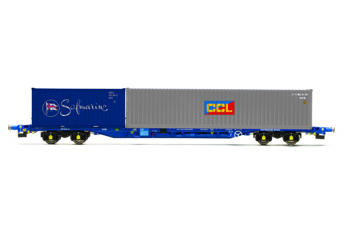 Vagón nákladní HORNBY R6794 - Tiphook KFA Container Wagon Hornby R6794