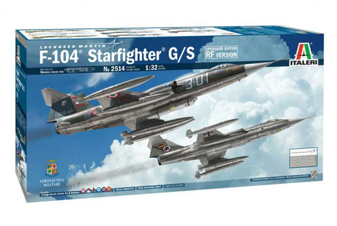 F-104 STARFIGHTER G/S - Upgraded Edition RF version (1:32) Italeri 2514