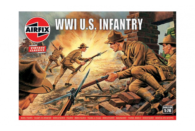 WW1 U.S Infantry‬‬‬ (1:76) Airfix A00729V