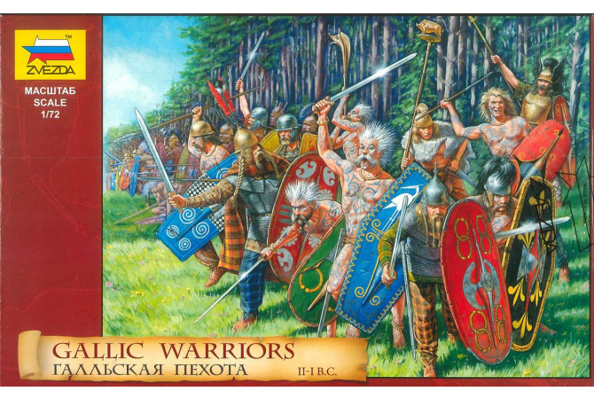 Gallic Warriors (1:72) Zvezda 8012