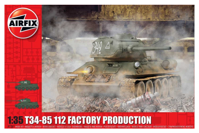 T34/85 112 Factory Production (1:35) Airfix A1361