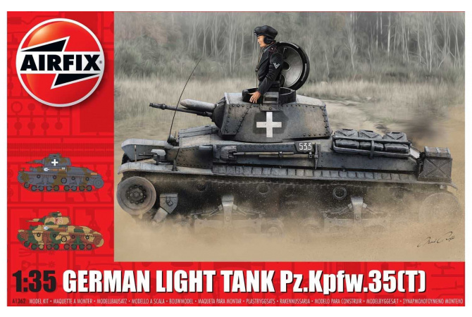 German Light Tank Pz.Kpfw.35(t) (1:35) Airfix A1362
