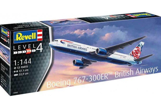 Boeing 767-300ER (British Airways Chelsea Rose) (1:144) Revell 03862