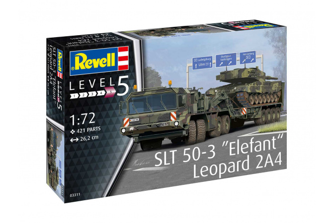SLT 50-3 "Elefant" + Leopard 2A4 (1:72) Revell 03311
