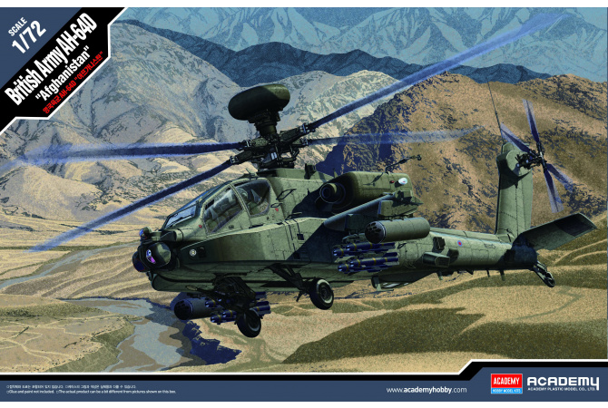 British Army AH-64 "Afghanistan" (1:72) Academy 12537
