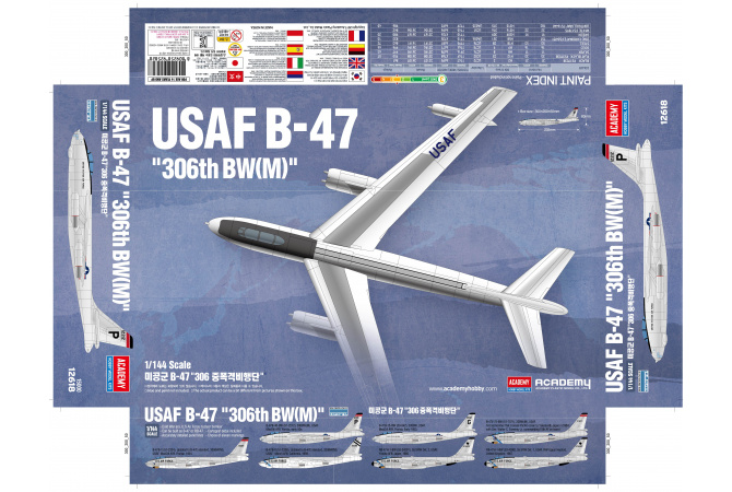 USAF B-47 (1:144) Academy 12618