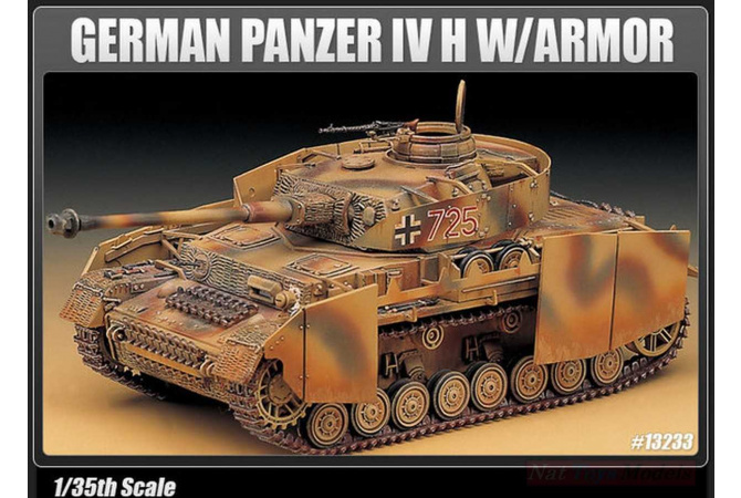 GERMAN PANZER IV H W/ARMOR (1:35)*Academy 13233
