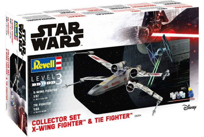 X-Wing Fighter (1:57) + TIE Fighter (1:57) Revell 06054