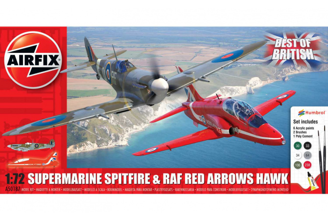 Best of British Spitfire and Hawk (1:72) Airfix A50187
