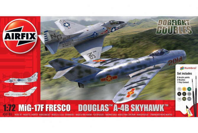 Mig 17F Fresco Douglas A-4B Skyhawk Dogfight Double (1:72) Airfix A50185