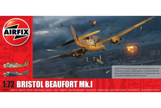 Bristol Beaufort Mk.1 (1:72) Airfix A04021