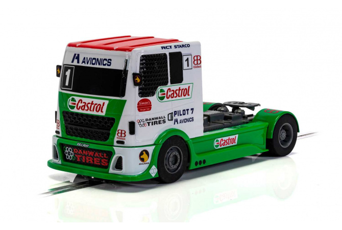 Autíčko Super Resistant SCALEXTRIC C4156 - Racing Truck - Red & Green & White (1:32)(1:32) Scalextric C4156