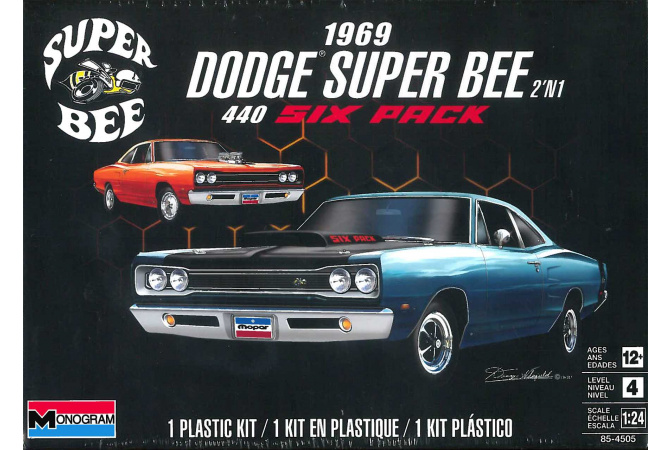 1969 Dodge Super Bee (1:24) Monogram 4505