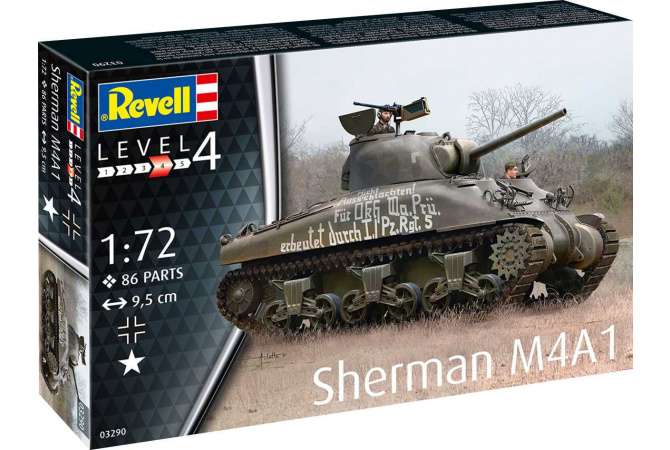 Sherman M4A1 (1:72) Revell 03290