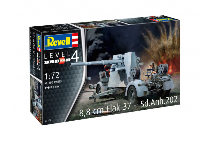 8,8 cm Flak 37 + Sd.Anh.202 (1:72) Revell 03325