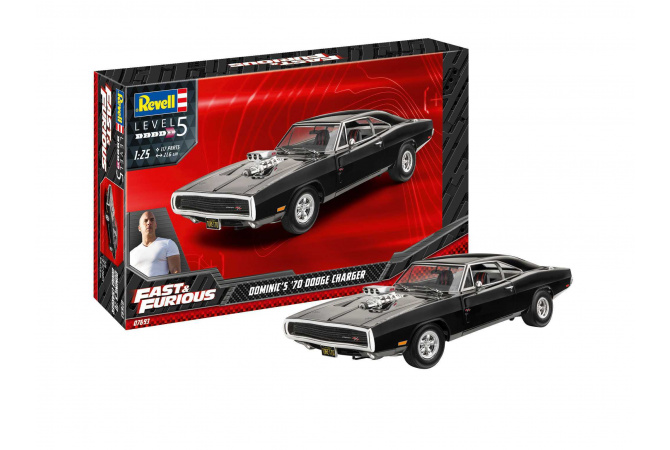 Fast & Furious - Dominics 1970 Dodge Charger (1:25) Revell 67693