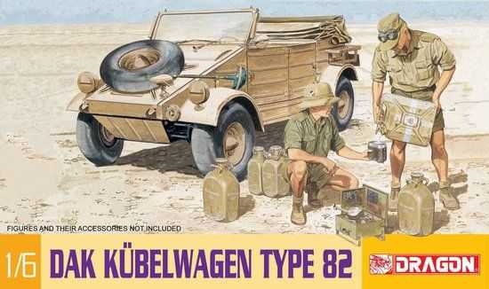 DAK Kübelwagen Type 82 (1:6) Dragon 75021