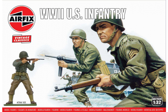 WWII U.S. Infantry (1:32) Airfix A02703V