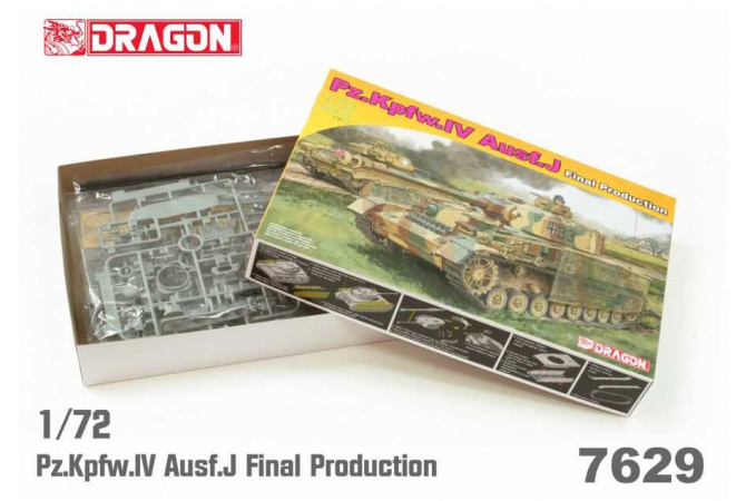Pz.Kpfw.IV Ausf.J Final Production (1:72) Dragon 7629