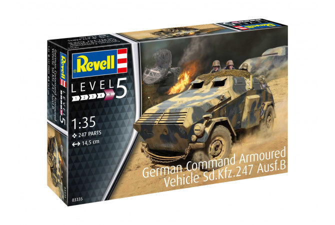 German Command Armoured Vehicle Sd.Kfz.247 Ausf.B (1:35) Revell 03335