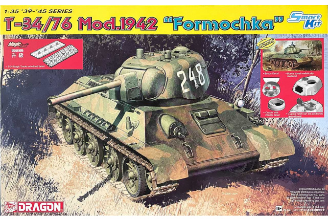 T-34/76 Mod.1942 "Formochka" (1:35) Dragon 6401