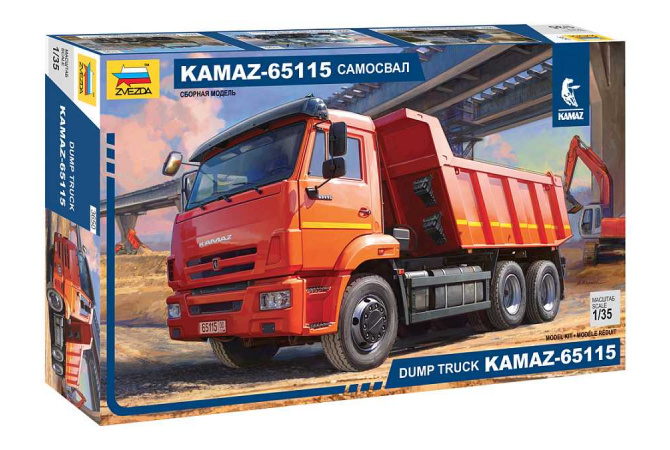 Kamaz 65115 dump truck (1:35) Zvezda 3650
