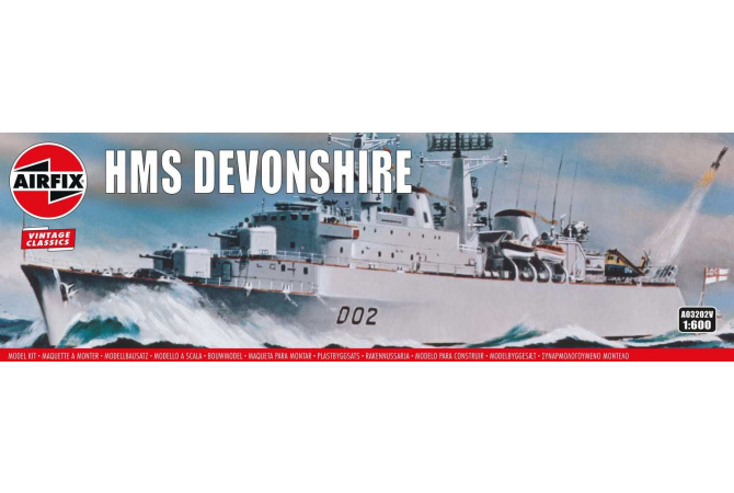 HMS Devonshire (1:600) Airfix A03202V